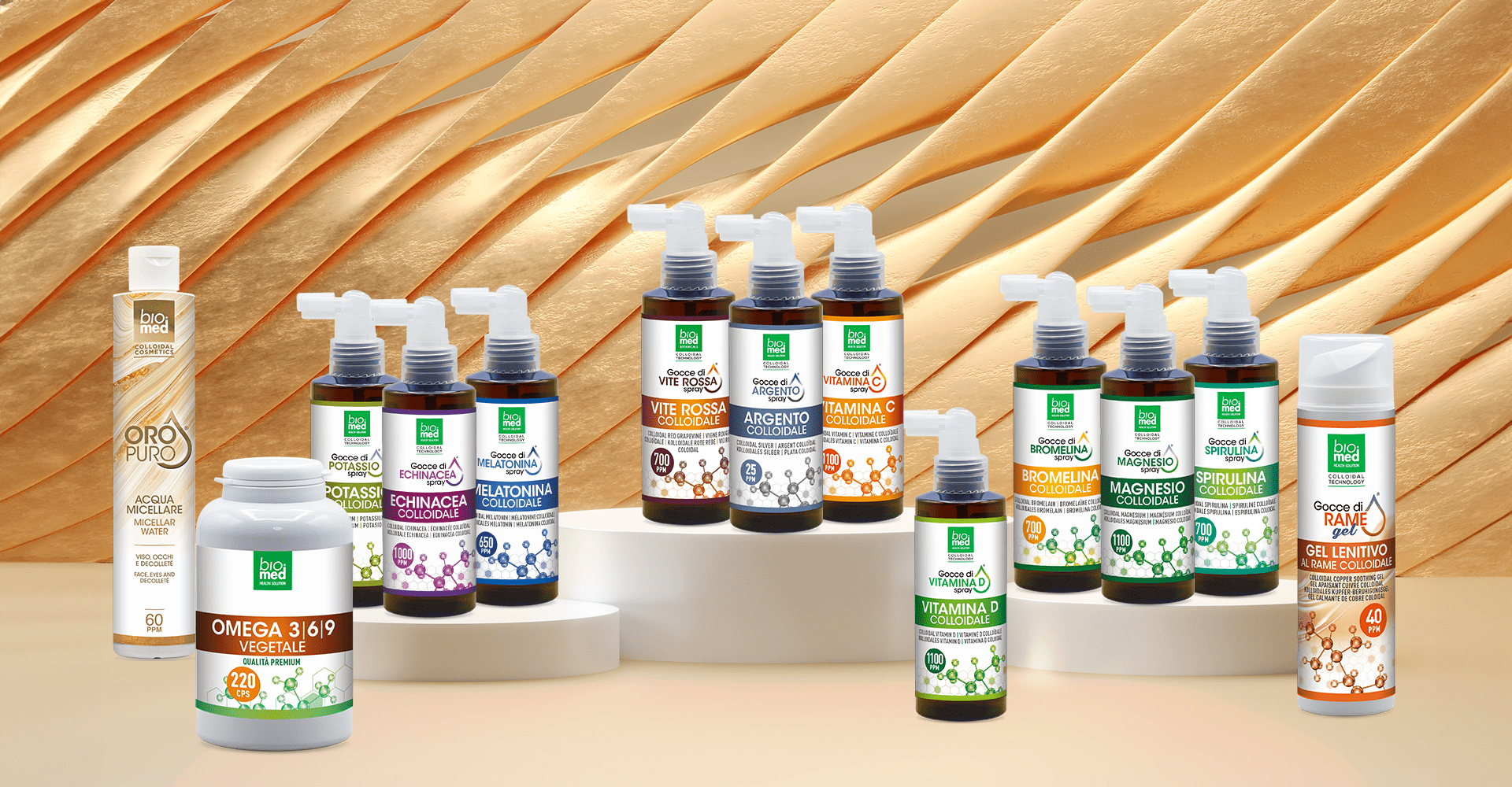 Integratori Spray all'Oro Colloidale