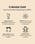 ORO COLLOIDALE - Integratore Spray Sublinguale Ultra Concentrato - 25 ppm